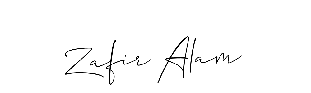 Zafir Alam stylish signature style. Best Handwritten Sign (Allison_Script) for my name. Handwritten Signature Collection Ideas for my name Zafir Alam. Zafir Alam signature style 2 images and pictures png