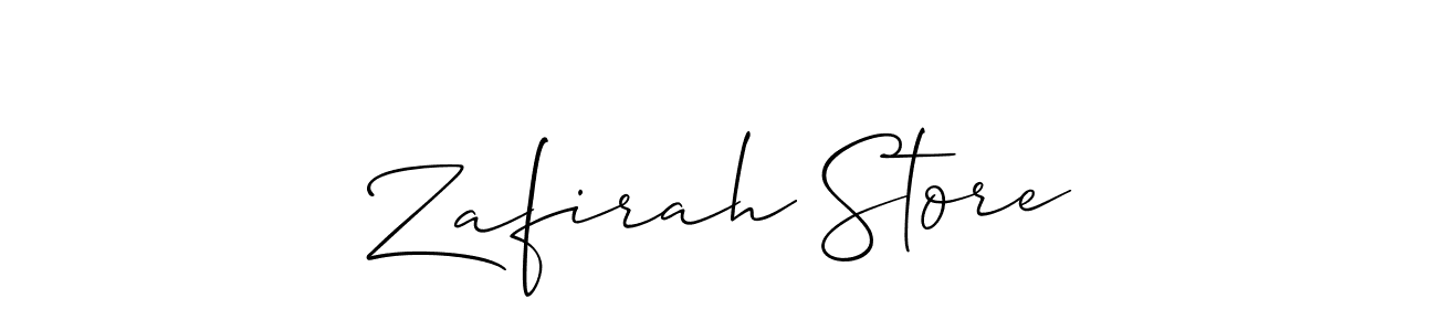 Check out images of Autograph of Zafirah Store name. Actor Zafirah Store Signature Style. Allison_Script is a professional sign style online. Zafirah Store signature style 2 images and pictures png