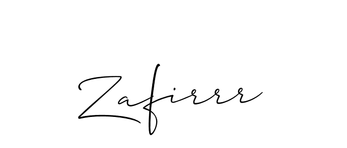 You can use this online signature creator to create a handwritten signature for the name Zafirrr. This is the best online autograph maker. Zafirrr signature style 2 images and pictures png