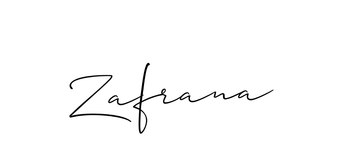 Also we have Zafrana name is the best signature style. Create professional handwritten signature collection using Allison_Script autograph style. Zafrana signature style 2 images and pictures png