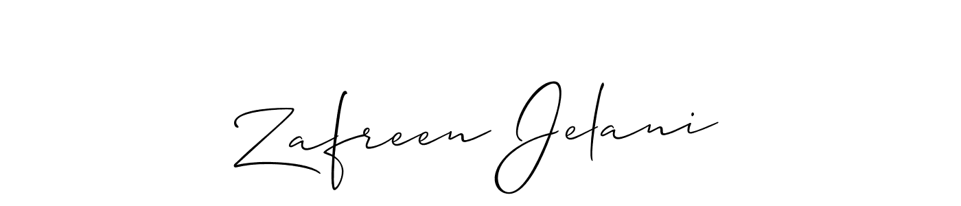 See photos of Zafreen Jelani official signature by Spectra . Check more albums & portfolios. Read reviews & check more about Allison_Script font. Zafreen Jelani signature style 2 images and pictures png