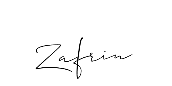 You should practise on your own different ways (Allison_Script) to write your name (Zafrin) in signature. don't let someone else do it for you. Zafrin signature style 2 images and pictures png