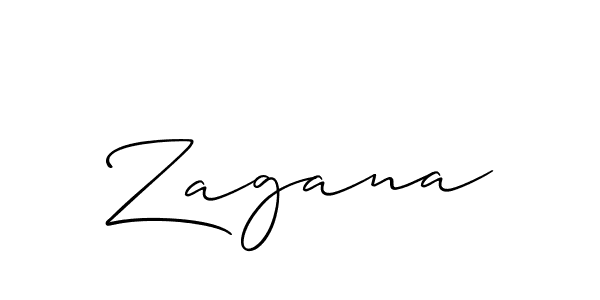 Make a short Zagana signature style. Manage your documents anywhere anytime using Allison_Script. Create and add eSignatures, submit forms, share and send files easily. Zagana signature style 2 images and pictures png