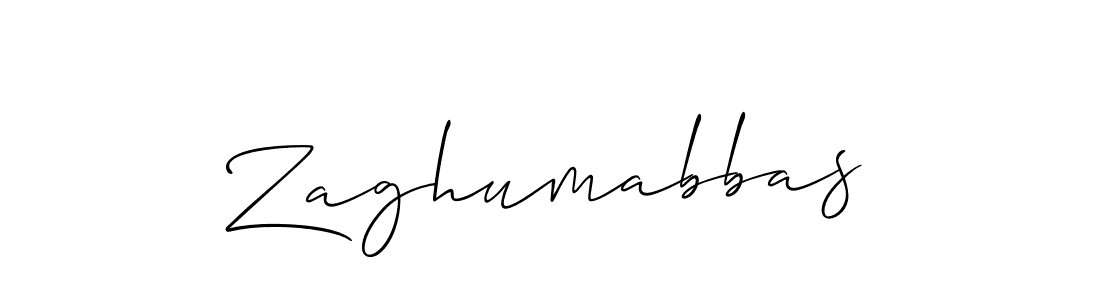 You should practise on your own different ways (Allison_Script) to write your name (Zaghumabbas) in signature. don't let someone else do it for you. Zaghumabbas signature style 2 images and pictures png