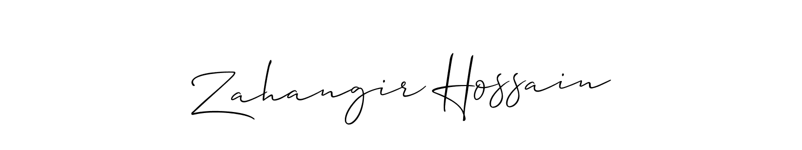 Once you've used our free online signature maker to create your best signature Allison_Script style, it's time to enjoy all of the benefits that Zahangir Hossain name signing documents. Zahangir Hossain signature style 2 images and pictures png