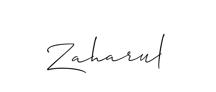 Check out images of Autograph of Zaharul name. Actor Zaharul Signature Style. Allison_Script is a professional sign style online. Zaharul signature style 2 images and pictures png