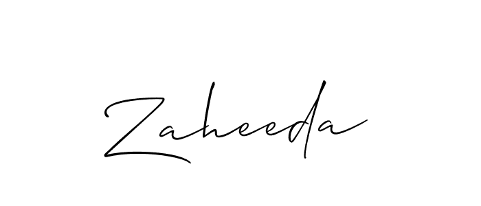 How to Draw Zaheeda signature style? Allison_Script is a latest design signature styles for name Zaheeda. Zaheeda signature style 2 images and pictures png