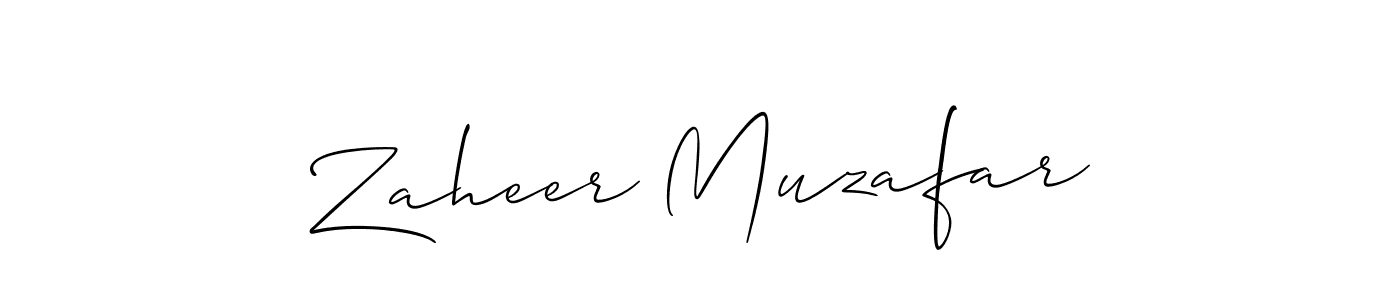 Here are the top 10 professional signature styles for the name Zaheer Muzafar. These are the best autograph styles you can use for your name. Zaheer Muzafar signature style 2 images and pictures png