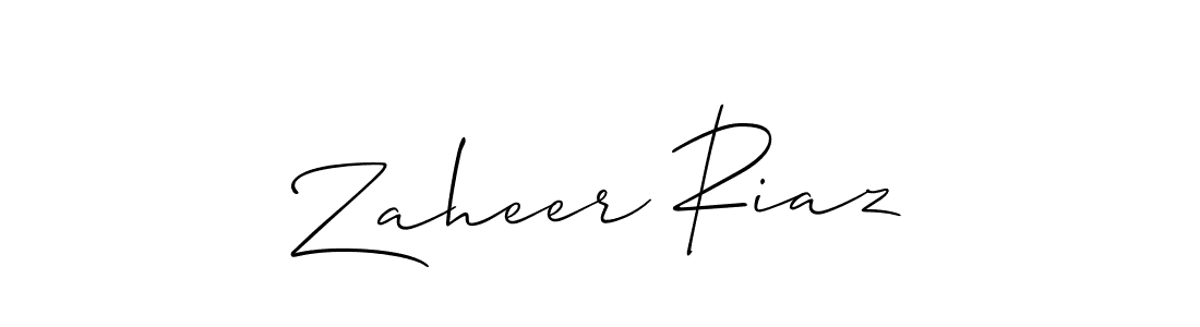 Make a beautiful signature design for name Zaheer Riaz. Use this online signature maker to create a handwritten signature for free. Zaheer Riaz signature style 2 images and pictures png