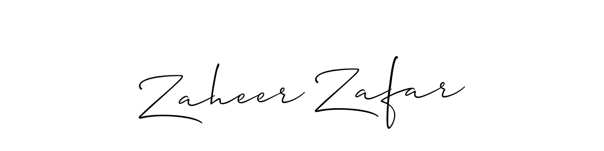 Once you've used our free online signature maker to create your best signature Allison_Script style, it's time to enjoy all of the benefits that Zaheer Zafar name signing documents. Zaheer Zafar signature style 2 images and pictures png