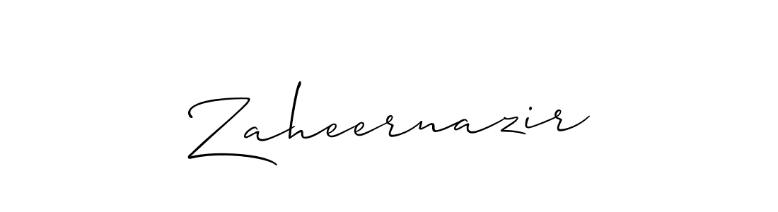 Similarly Allison_Script is the best handwritten signature design. Signature creator online .You can use it as an online autograph creator for name Zaheernazir. Zaheernazir signature style 2 images and pictures png