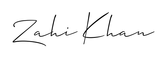 How to make Zahi Khan signature? Allison_Script is a professional autograph style. Create handwritten signature for Zahi Khan name. Zahi Khan signature style 2 images and pictures png