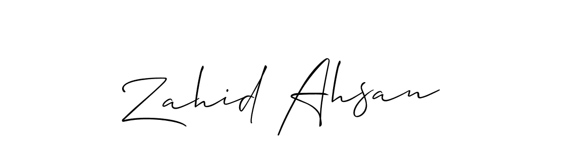 Here are the top 10 professional signature styles for the name Zahid Ahsan. These are the best autograph styles you can use for your name. Zahid Ahsan signature style 2 images and pictures png