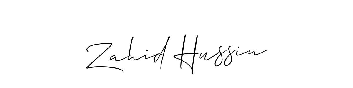 Make a short Zahid Hussin signature style. Manage your documents anywhere anytime using Allison_Script. Create and add eSignatures, submit forms, share and send files easily. Zahid Hussin signature style 2 images and pictures png