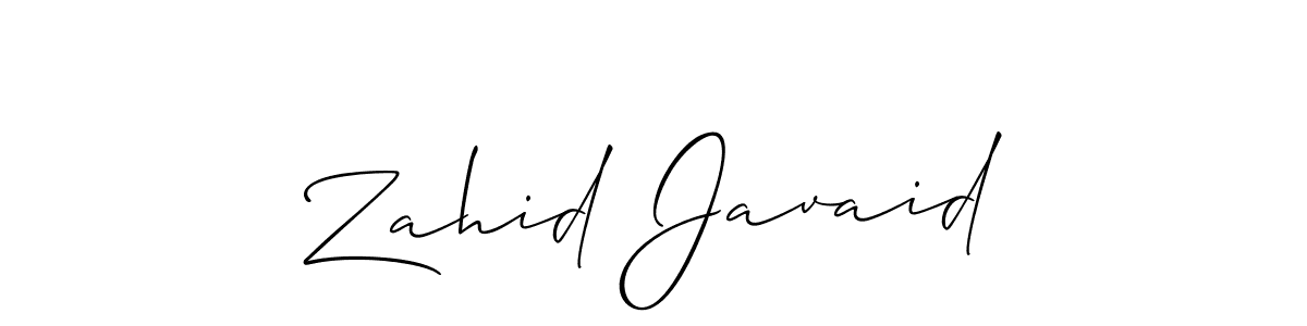 Make a beautiful signature design for name Zahid Javaid. Use this online signature maker to create a handwritten signature for free. Zahid Javaid signature style 2 images and pictures png