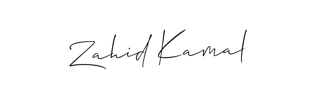 Here are the top 10 professional signature styles for the name Zahid Kamal. These are the best autograph styles you can use for your name. Zahid Kamal signature style 2 images and pictures png