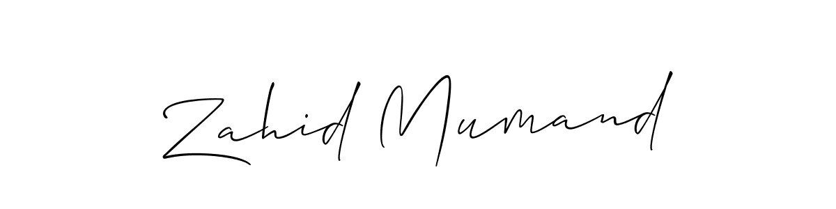 It looks lik you need a new signature style for name Zahid Mumand. Design unique handwritten (Allison_Script) signature with our free signature maker in just a few clicks. Zahid Mumand signature style 2 images and pictures png