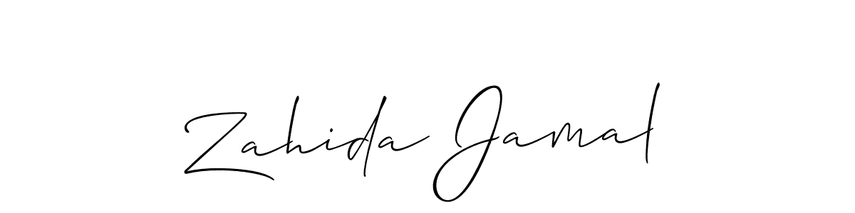 Similarly Allison_Script is the best handwritten signature design. Signature creator online .You can use it as an online autograph creator for name Zahida Jamal. Zahida Jamal signature style 2 images and pictures png