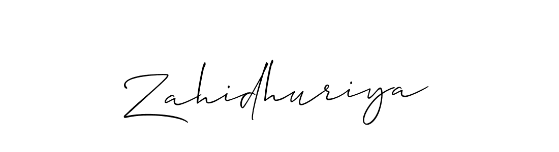 Similarly Allison_Script is the best handwritten signature design. Signature creator online .You can use it as an online autograph creator for name Zahidhuriya. Zahidhuriya signature style 2 images and pictures png