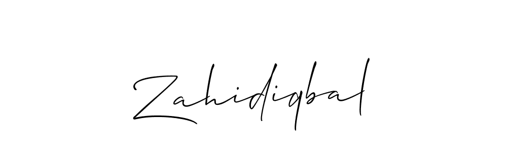 Here are the top 10 professional signature styles for the name Zahidiqbal. These are the best autograph styles you can use for your name. Zahidiqbal signature style 2 images and pictures png