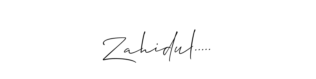 How to Draw Zahidul..... signature style? Allison_Script is a latest design signature styles for name Zahidul...... Zahidul..... signature style 2 images and pictures png