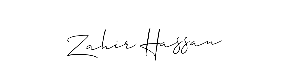 Make a beautiful signature design for name Zahir Hassan. Use this online signature maker to create a handwritten signature for free. Zahir Hassan signature style 2 images and pictures png