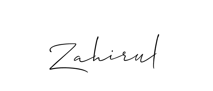 You can use this online signature creator to create a handwritten signature for the name Zahirul. This is the best online autograph maker. Zahirul signature style 2 images and pictures png