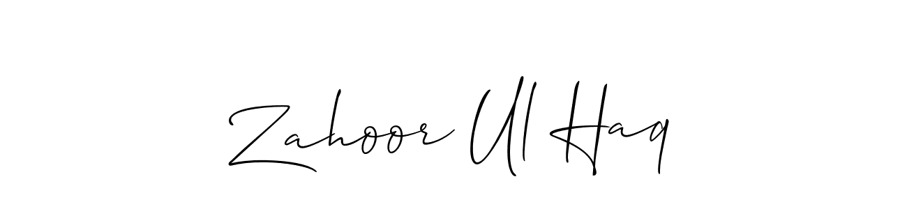 It looks lik you need a new signature style for name Zahoor Ul Haq. Design unique handwritten (Allison_Script) signature with our free signature maker in just a few clicks. Zahoor Ul Haq signature style 2 images and pictures png