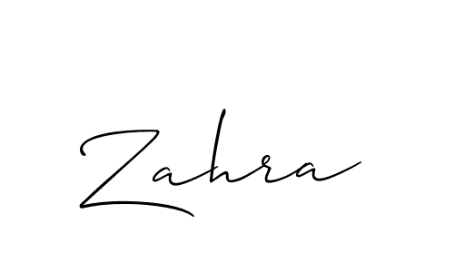 It looks lik you need a new signature style for name Zahra. Design unique handwritten (Allison_Script) signature with our free signature maker in just a few clicks. Zahra signature style 2 images and pictures png