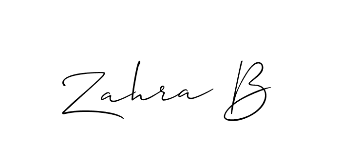 You can use this online signature creator to create a handwritten signature for the name Zahra B. This is the best online autograph maker. Zahra B signature style 2 images and pictures png