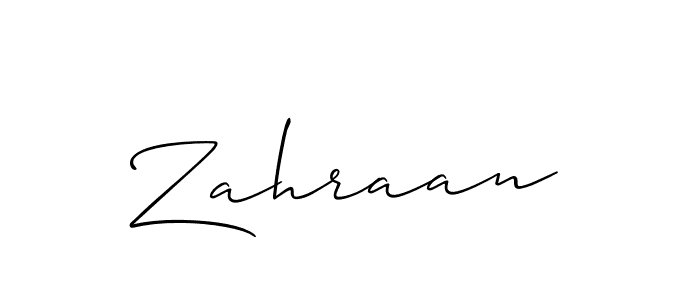 Similarly Allison_Script is the best handwritten signature design. Signature creator online .You can use it as an online autograph creator for name Zahraan. Zahraan signature style 2 images and pictures png