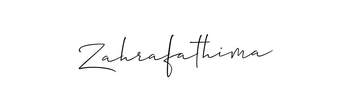 Make a beautiful signature design for name Zahrafathima. Use this online signature maker to create a handwritten signature for free. Zahrafathima signature style 2 images and pictures png