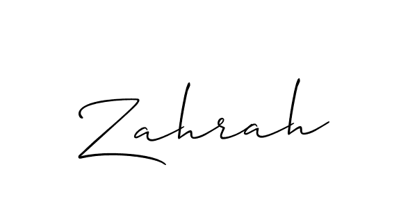 Once you've used our free online signature maker to create your best signature Allison_Script style, it's time to enjoy all of the benefits that Zahrah name signing documents. Zahrah signature style 2 images and pictures png