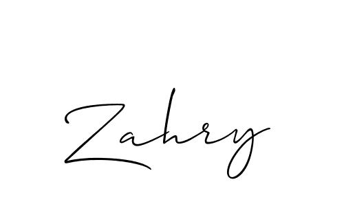 Best and Professional Signature Style for Zahry. Allison_Script Best Signature Style Collection. Zahry signature style 2 images and pictures png