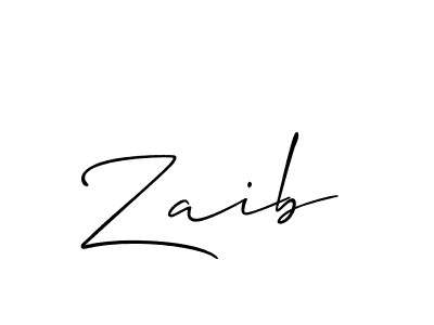 if you are searching for the best signature style for your name Zaib. so please give up your signature search. here we have designed multiple signature styles  using Allison_Script. Zaib signature style 2 images and pictures png