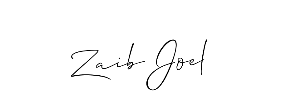 Make a beautiful signature design for name Zaib Joel. Use this online signature maker to create a handwritten signature for free. Zaib Joel signature style 2 images and pictures png