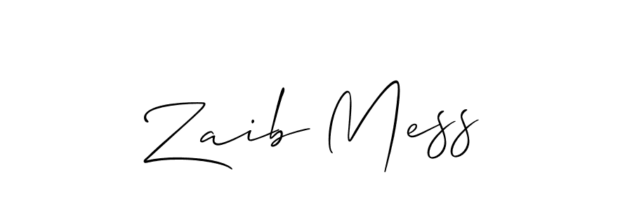 if you are searching for the best signature style for your name Zaib Mess. so please give up your signature search. here we have designed multiple signature styles  using Allison_Script. Zaib Mess signature style 2 images and pictures png