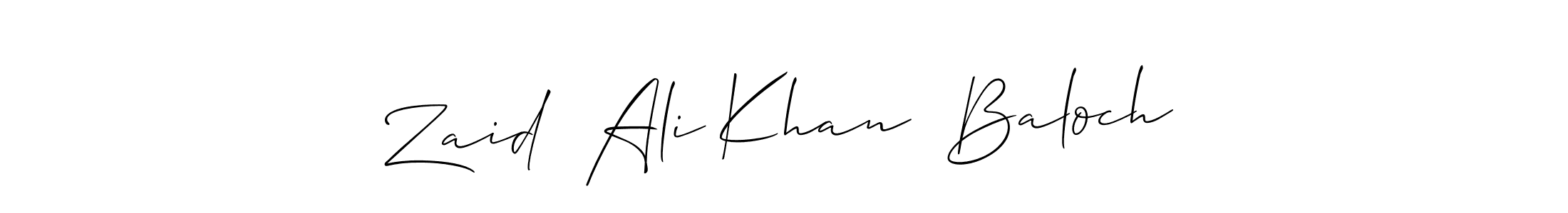 This is the best signature style for the Zaid  Ali Khan  Baloch name. Also you like these signature font (Allison_Script). Mix name signature. Zaid  Ali Khan  Baloch signature style 2 images and pictures png
