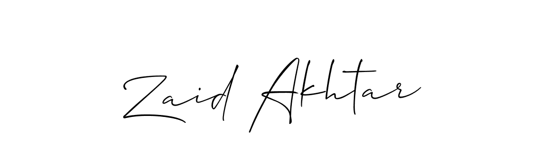 Best and Professional Signature Style for Zaid Akhtar. Allison_Script Best Signature Style Collection. Zaid Akhtar signature style 2 images and pictures png