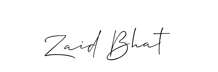 This is the best signature style for the Zaid Bhat name. Also you like these signature font (Allison_Script). Mix name signature. Zaid Bhat signature style 2 images and pictures png