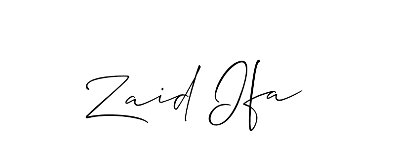 This is the best signature style for the Zaid Ifa name. Also you like these signature font (Allison_Script). Mix name signature. Zaid Ifa signature style 2 images and pictures png