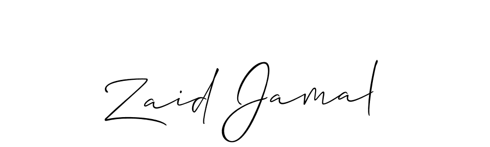 Similarly Allison_Script is the best handwritten signature design. Signature creator online .You can use it as an online autograph creator for name Zaid Jamal. Zaid Jamal signature style 2 images and pictures png