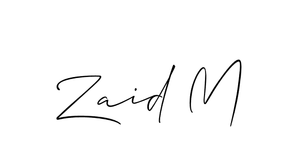 Once you've used our free online signature maker to create your best signature Allison_Script style, it's time to enjoy all of the benefits that Zaid M name signing documents. Zaid M signature style 2 images and pictures png