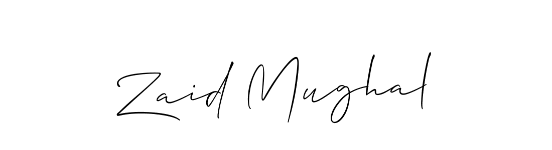 Also You can easily find your signature by using the search form. We will create Zaid Mughal name handwritten signature images for you free of cost using Allison_Script sign style. Zaid Mughal signature style 2 images and pictures png