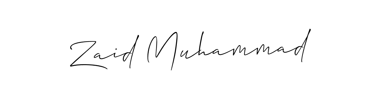 Also You can easily find your signature by using the search form. We will create Zaid Muhammad name handwritten signature images for you free of cost using Allison_Script sign style. Zaid Muhammad signature style 2 images and pictures png