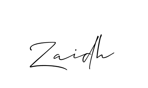 Once you've used our free online signature maker to create your best signature Allison_Script style, it's time to enjoy all of the benefits that Zaidh name signing documents. Zaidh signature style 2 images and pictures png