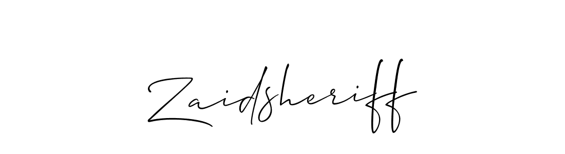 Similarly Allison_Script is the best handwritten signature design. Signature creator online .You can use it as an online autograph creator for name Zaidsheriff. Zaidsheriff signature style 2 images and pictures png
