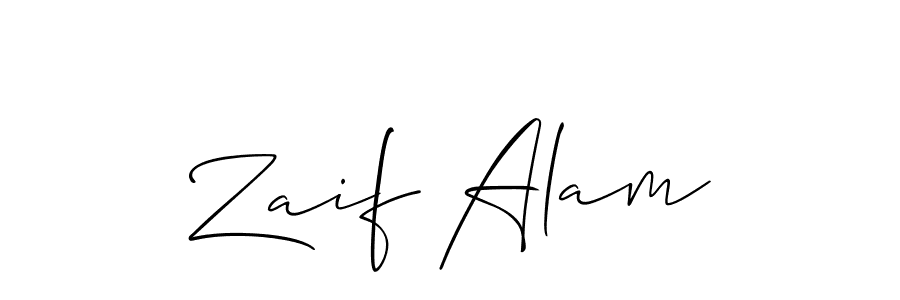 Similarly Allison_Script is the best handwritten signature design. Signature creator online .You can use it as an online autograph creator for name Zaif Alam. Zaif Alam signature style 2 images and pictures png