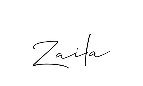 if you are searching for the best signature style for your name Zaila. so please give up your signature search. here we have designed multiple signature styles  using Allison_Script. Zaila signature style 2 images and pictures png