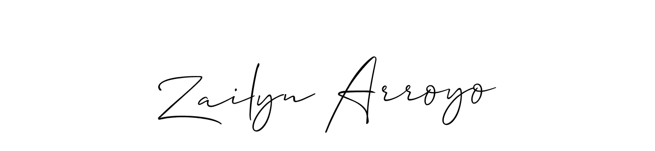 Best and Professional Signature Style for Zailyn Arroyo. Allison_Script Best Signature Style Collection. Zailyn Arroyo signature style 2 images and pictures png